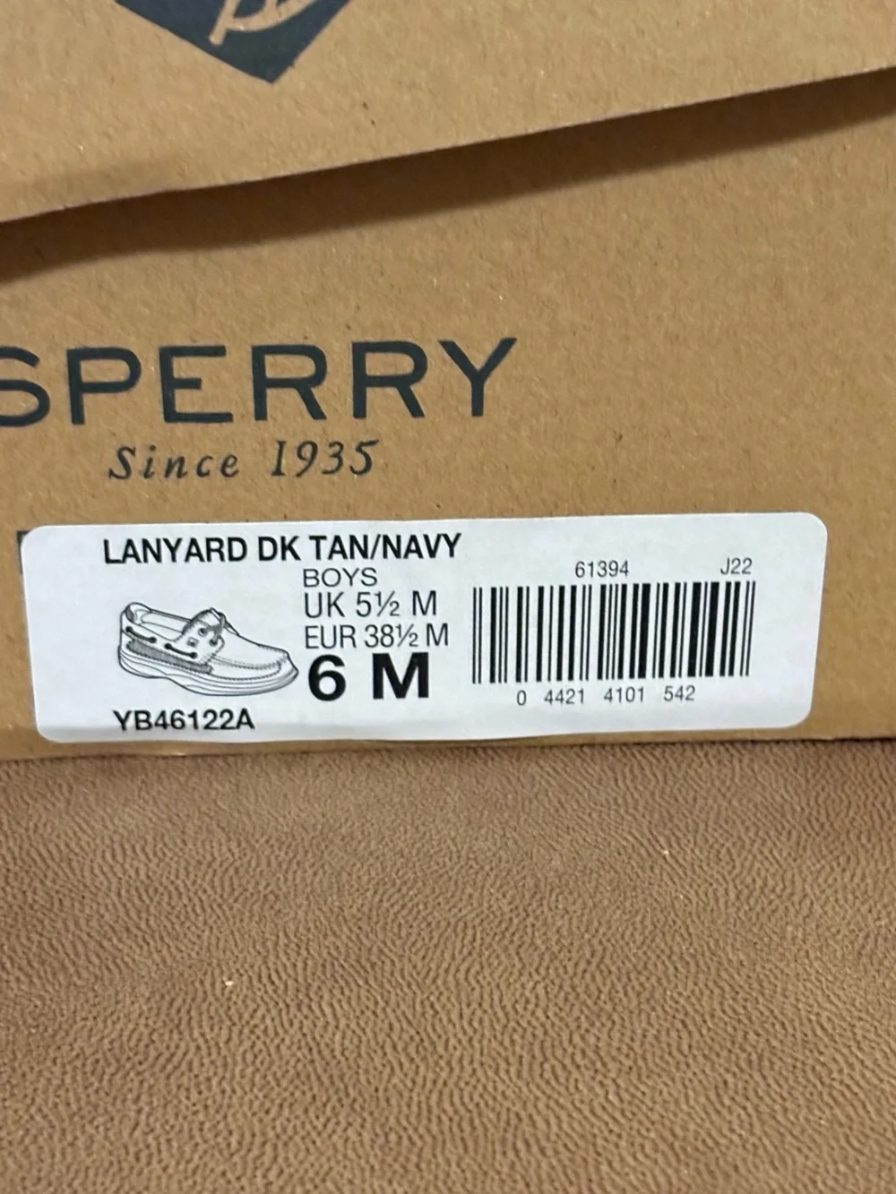 Sperry Men’s Chestnut Leather Classic 2-Eye Boat Shoes